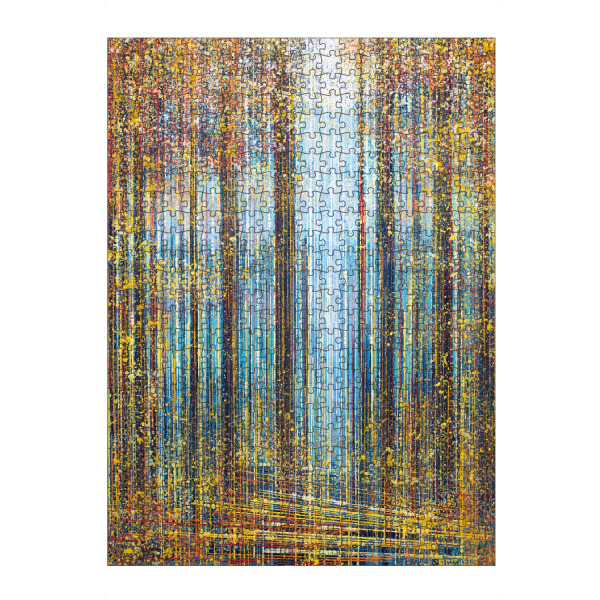 artboxONE Puzzle "Bäume im funkelnden Sonnenlicht" artboxONE - Natur - Bäume,Natur,Fantasie,Sonnenlicht,Wald,Wald,Wald - Bild bäume