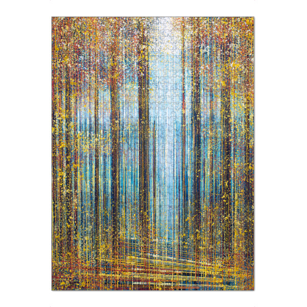 Puzzle Ravensburger "Bäume im funkelnden Sonnenlicht" artboxONE - Natur - Bäume,Natur,Fantasie,Sonnenlicht,Wald,Wald,Wald - Bild bäume