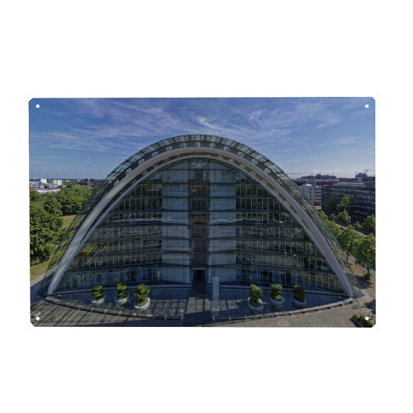 Metall Poster "Hamburg - Berliner Bogen" artboxONE - Städte,Städte / Hamburg,Reise,Architektur,Reise / Länder