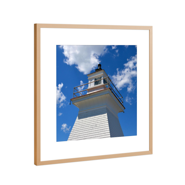 Poster mit Rahmen Kupfer "Port Medway Lighthouse" artboxONE - Reise,Architektur,Reise / Strand und Meer,Reise / Länder