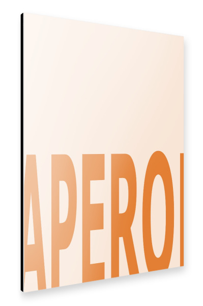 Alu-Dibond "Aperol Cheers" 30x20 cm artboxONE