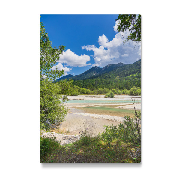 Galerie-Print "Wolken, Fluss, Berge, Bäume" 30x20 cm artboxONE