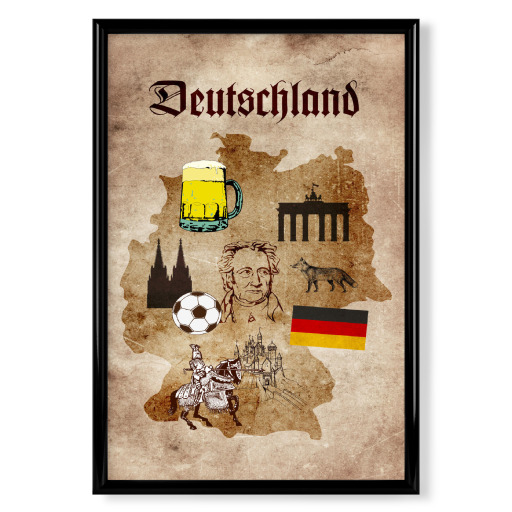 Germany Illustrated Map