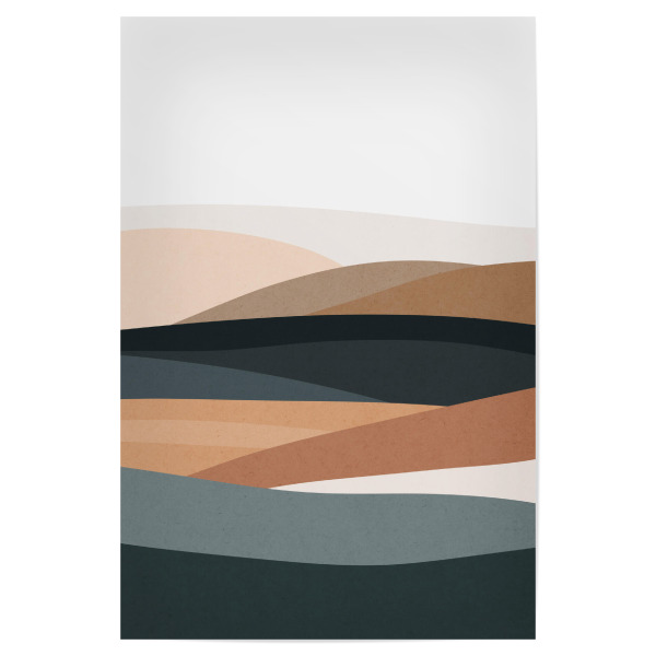 Poster 30x20 cm "Watercolor landscape F" artboxONE - Natur,Abstrakt