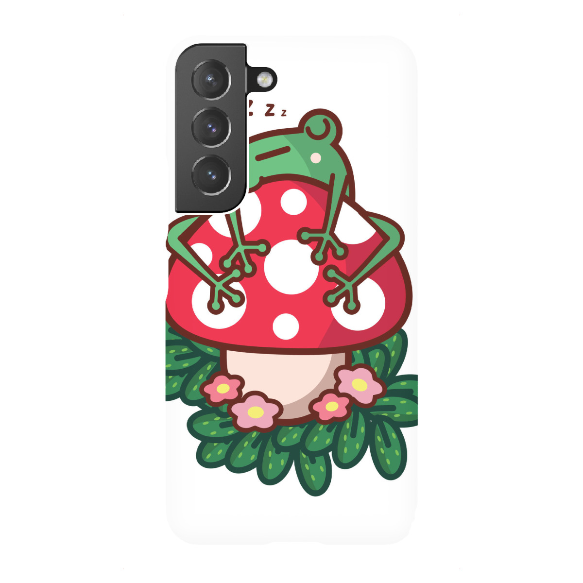 "Cute Sleeping Frog on a Toadstool"für Samsung Galaxy - Premium-Case Handyhülle artboxONE