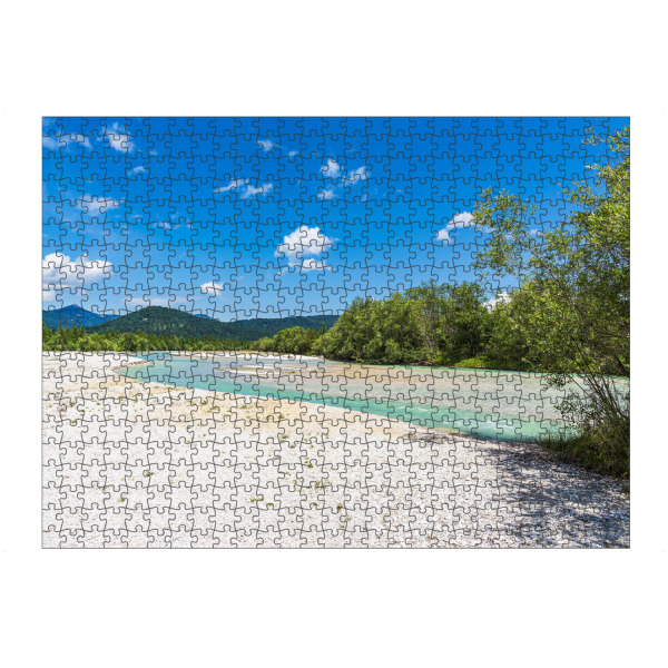 artboxONE Puzzle "Ufer, Fluss, Bäume" artboxONE - Natur,Reise