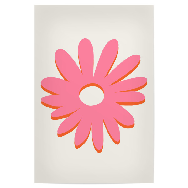 Poster 30x20 cm "Flower power rose" artboxONE - Natur,Floral,Abstrakt
