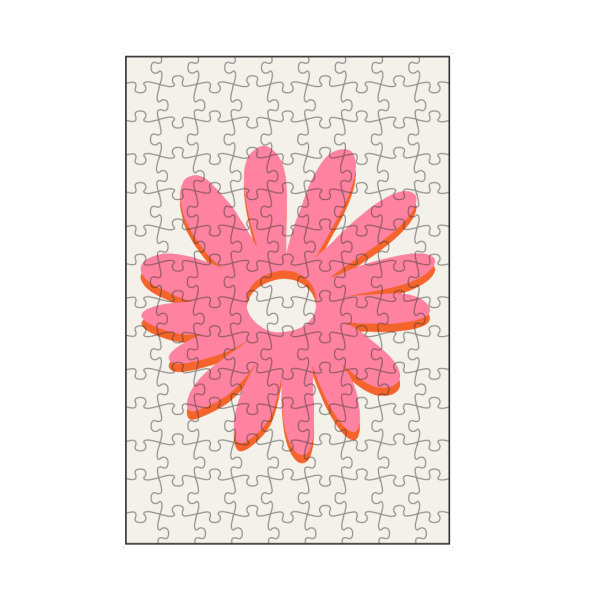 artboxONE Puzzle "Flower power rose" artboxONE - Natur,Floral,Abstrakt