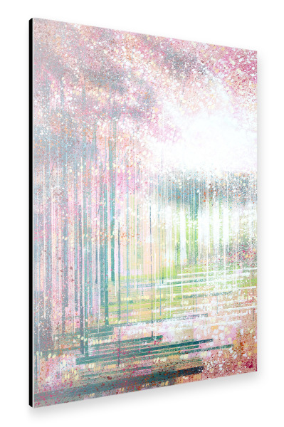 Alu-Dibond "Frühlingsblütenwald" 30x20 cm artboxONE