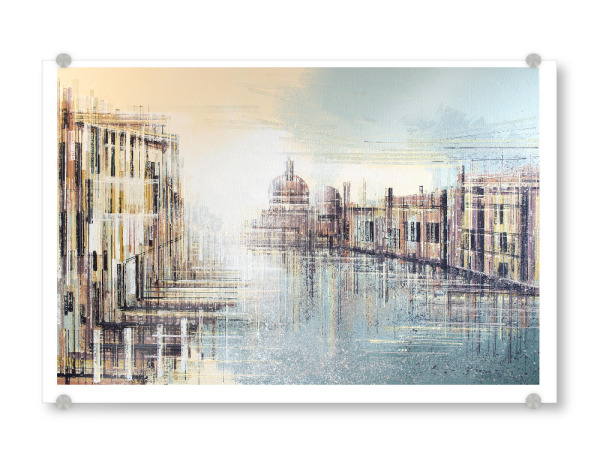 Acrylglasbild "Venedig - Sonnenuntergang" artboxONE - Natur,Architektur,Städte / Venedig - Venedig,Wasserstraße,Orte,Reisen,Architektur,Italien