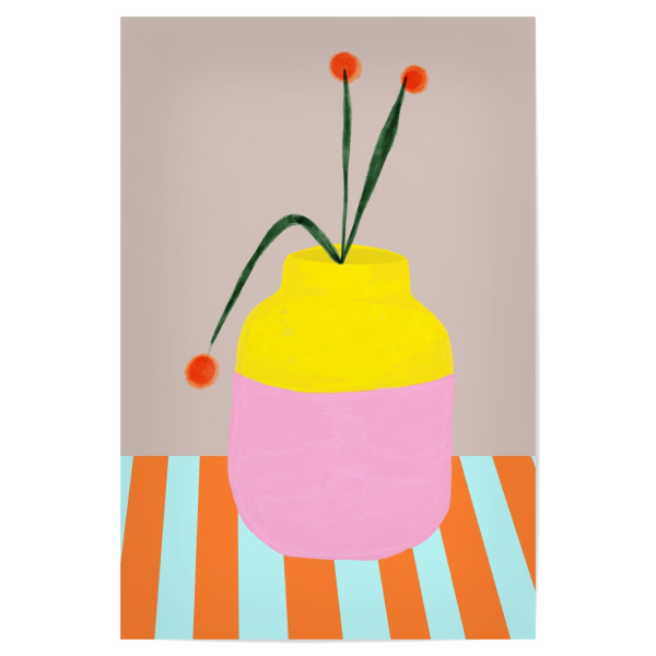 Poster "Mio vaso fresh" artboxONE - Floral,Abstrakt