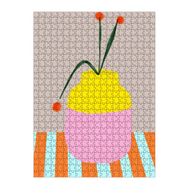 Puzzle Ravensburger "Mio vaso fresh" artboxONE - Floral,Abstrakt