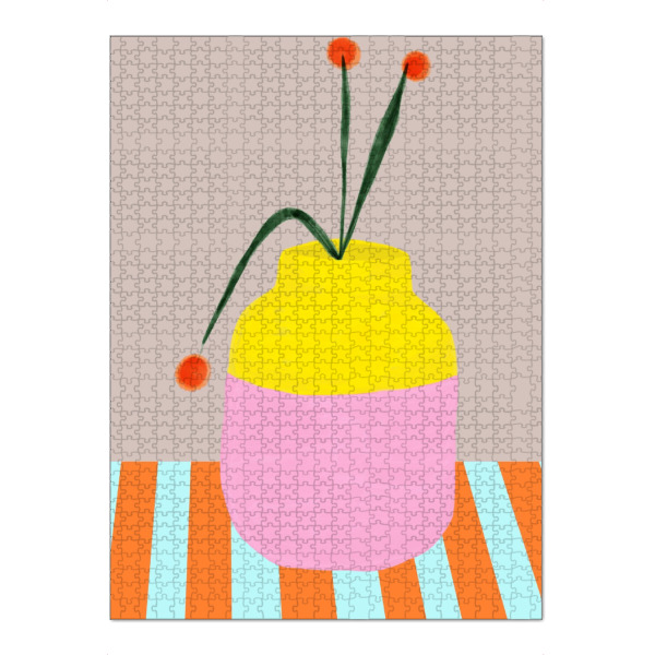 Puzzle Ravensburger "Mio vaso fresh" artboxONE - Floral,Abstrakt