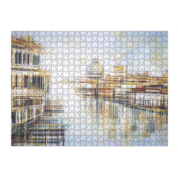artboxONE Puzzle "Venedig bei Sonnenuntergang" artboxONE - Architektur,Städte / Wien - Venedig,Wasserstraße,Architektur,Landschaft,Reisen