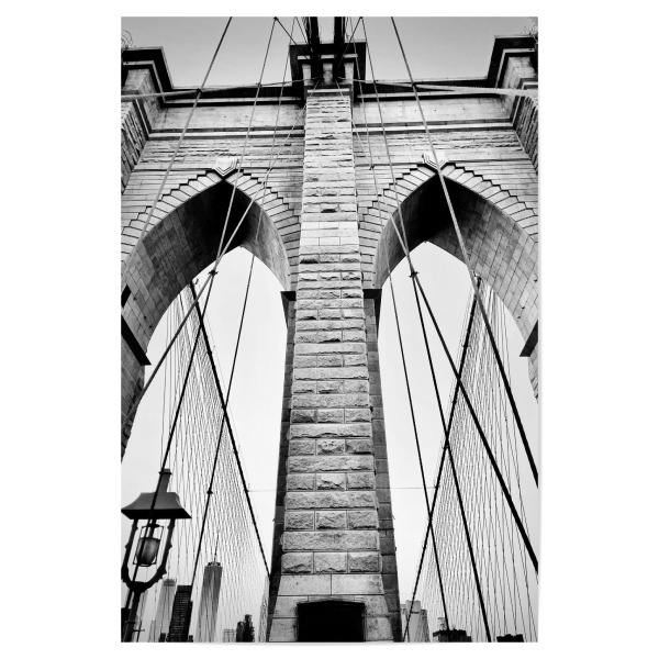 Poster "New York - Brooklyn Bridge" artboxONE - Städte,Städte / New York,Architektur
