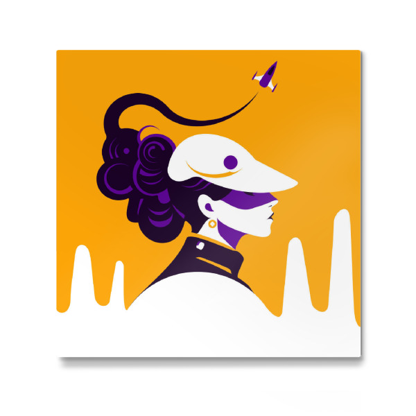 Galerie-Print "Denken Sie galaktisch" 30x30 cm artboxONE