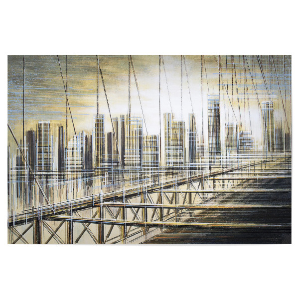 Poster 30x20 cm "Brooklyn Bridge - Abenddämmerung" artboxONE - Städte,Reise,Abstrakt,Architektur,Städte / Weitere