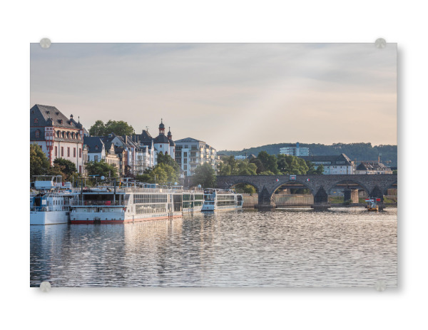 Acrylglasbild "Koblenz an der Mosel" artboxONE - Städte,Reise,Architektur