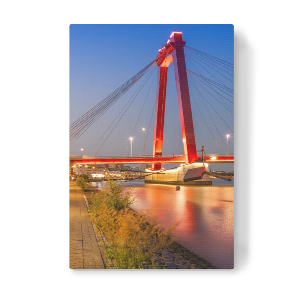 Leinwandbild "Willemsbrug in Rotterdam" artboxONE - Städte,Architektur,Reise / Länder