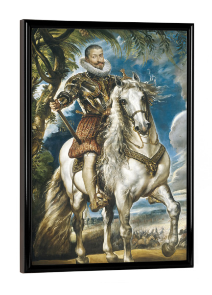 Poster mit schwarzem Rahmen "Der Herzog von Lerma" artboxONE - Reise,Menschen,Männer