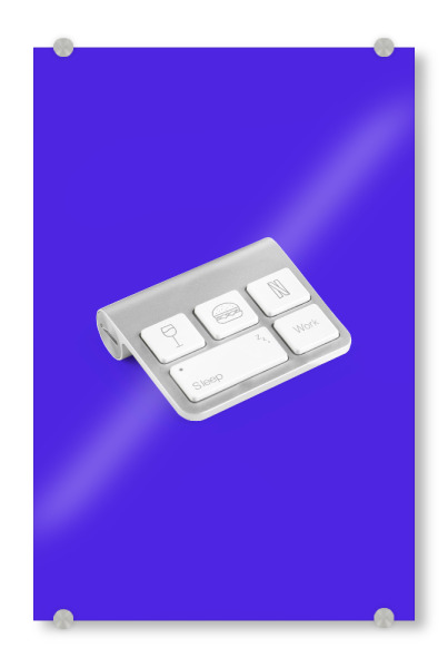 Acrylglasbild "Lebenskontrolleur" artboxONE - Lustig