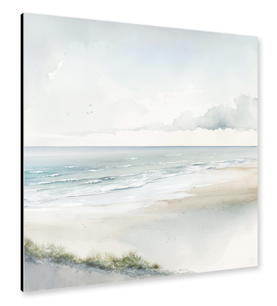 Alu-Dibond "Soft Coastal A" 30x30 cm artboxONE