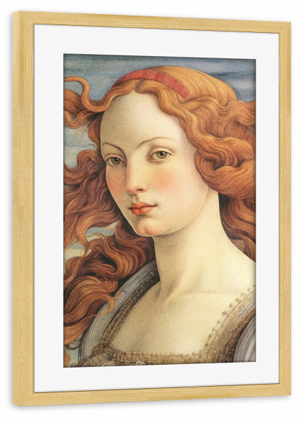 Poster mit Rahmen kiefer "Die schöne Venus" artboxONE - Abstrakt,Menschen