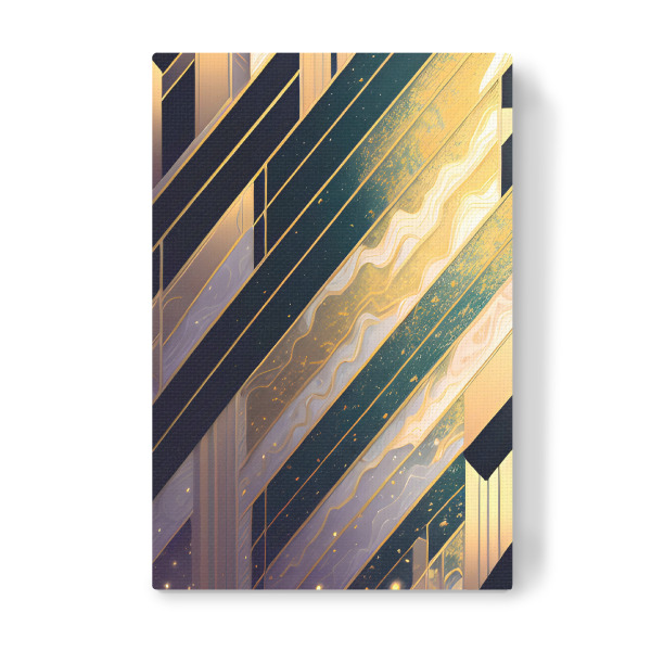 Leinwandbild "Kosmischer Marmor" artboxONE - Abstrakt - Sterne,Gold,Textur,Kunst,Muster,Kosmische,Galaxie,Marmor