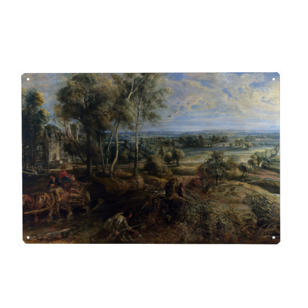 Holzbild "Ein Blick auf Het Steen" artboxONE - Natur,Reise,Reise / Länder,Für Mama,Für Papa