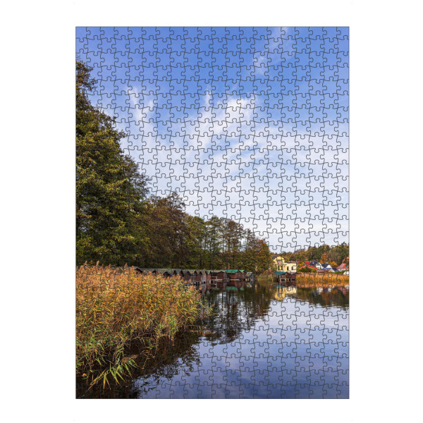 Puzzle Ravensburger "Schilf, See, Bäume, Wolken" artboxONE - Natur,Reise