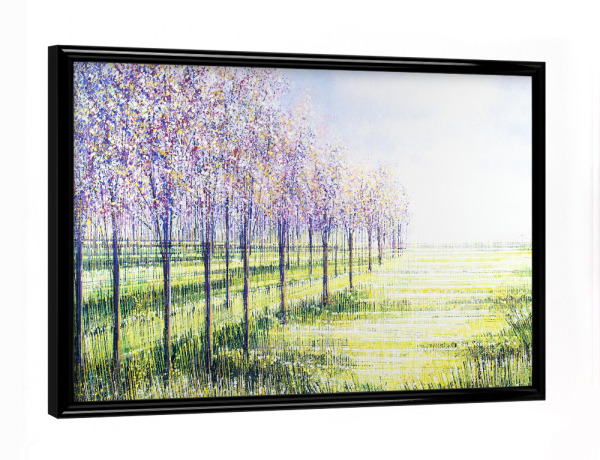 Poster mit schwarzem Rahmen "Obstbäume in Blüte" artboxONE - Natur,Floral
