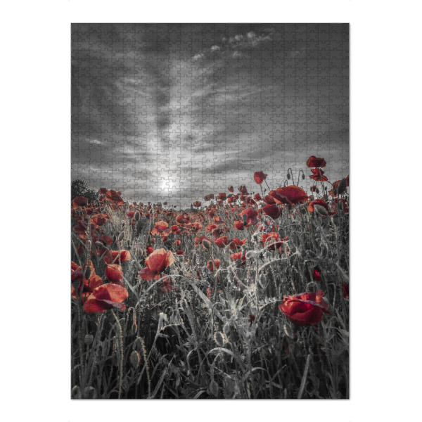 Puzzle Ravensburger "Wunderschönes Mohnfeld - colorkey" artboxONE - Natur,Floral