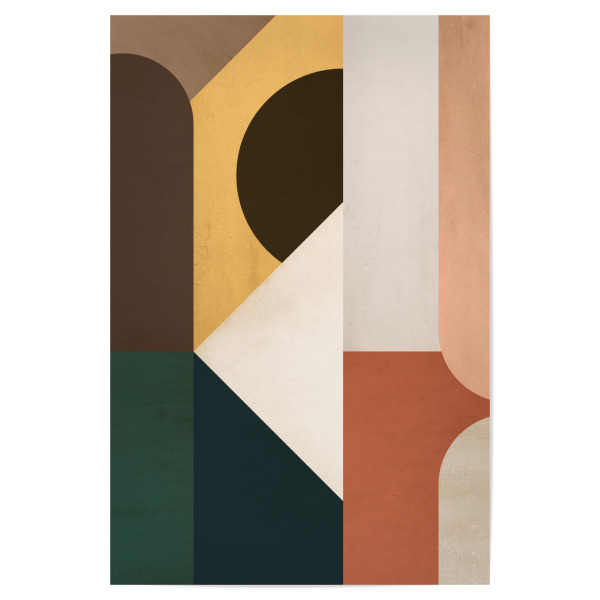 Poster 30x20 cm "Mitte des Jahrhunderts B" artboxONE - Abstrakt,Geometrie