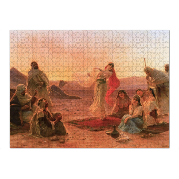 Puzzle Ravensburger "Tanzen bei Sonnenuntergang" artboxONE - Reise,Menschen,Reise / Länder