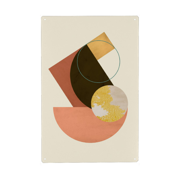 Holzbild "Mitte des Jahrhunderts G" artboxONE - Abstrakt,Geometrie