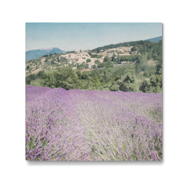 Galerie-Print "Lavendelfeld H" 30x30 cm artboxONE