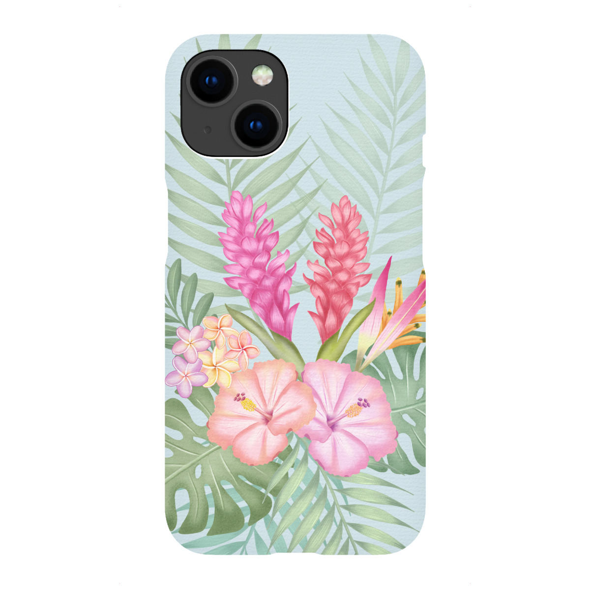 "Tropisches florales Stilleben"für iPhone - Premium-Case Handyhülle artboxONE