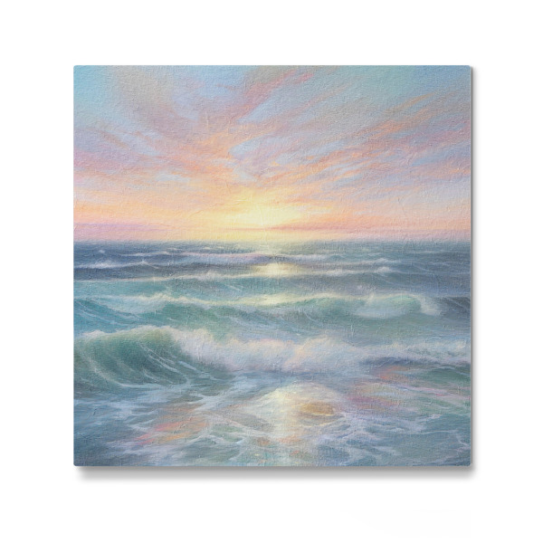 Galerie-Print "Ozean-Sonnenaufgang B" 30x30 cm artboxONE