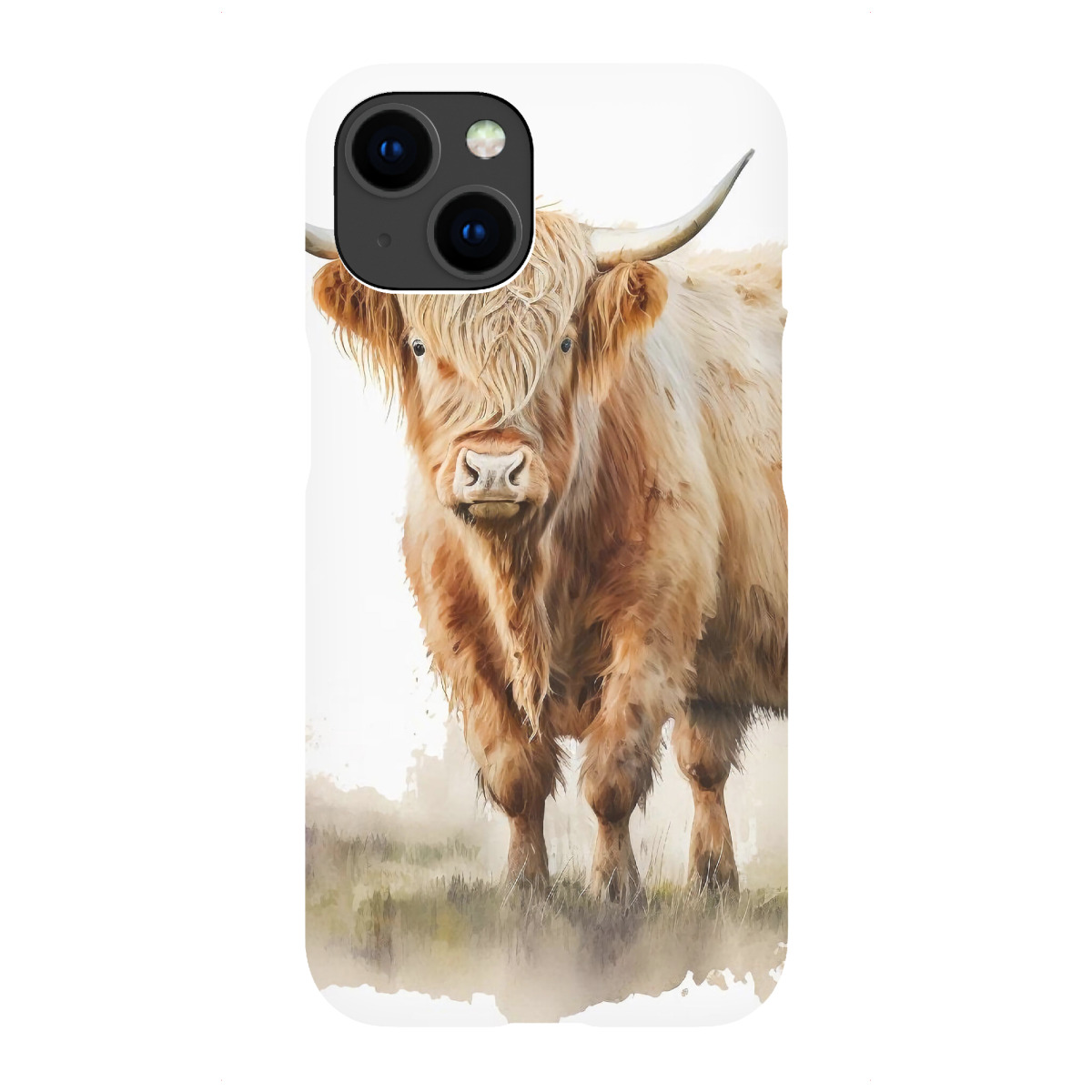 "Hochlandkuhfeld B"für iPhone - Premium-Case Handyhülle artboxONE