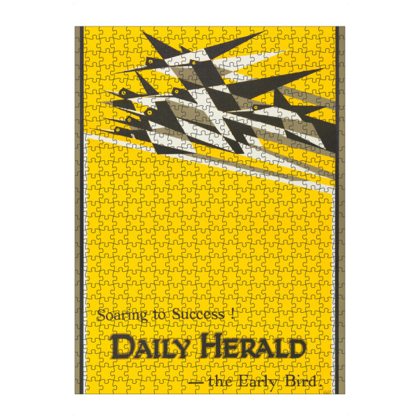 Puzzle Ravensburger "George Meunier - The early bird" artboxONE - Typografie,Tiere,Festivals