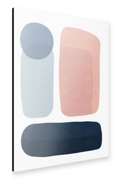 Alu-Dibond "Expressionist abstract figures F" 30x20 cm artboxONE