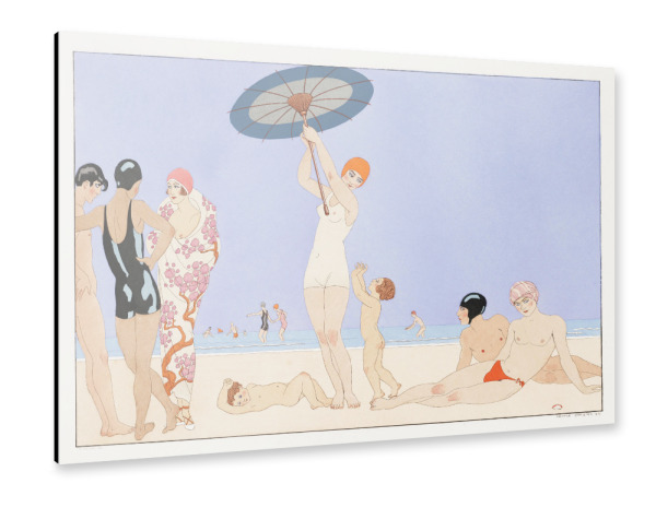Alu-Dibond "George Barbier - Au Lido" 30x20 cm artboxONE