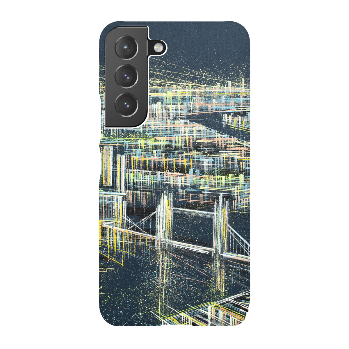Samsung Galaxy "London um Mitternacht" Premium-Case Handyhülle artboxONE