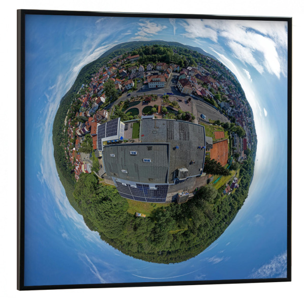 Poster mit schwarzem Rahmen 30x30 cm "Zella-Mehlis - MeeresAquarium 30m" artboxONE - Städte,Natur,Reise,Architektur,Städte / Weitere