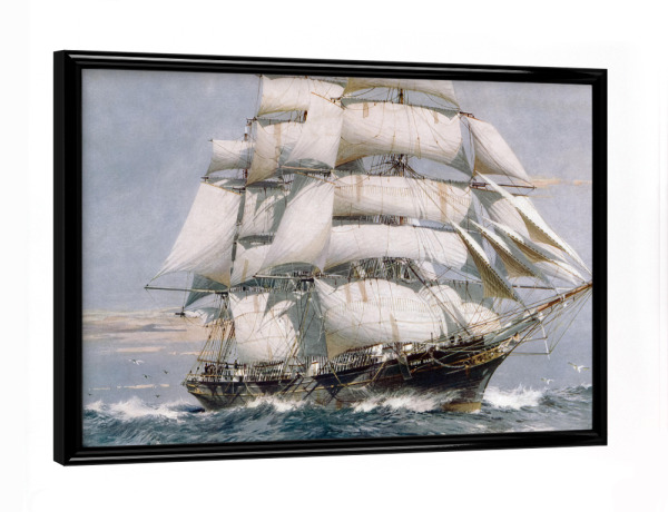 Poster mit schwarzem Rahmen "Cutty Sark" artboxONE - Reise,Reise / Strand und Meer,Reise / Länder,Für Mama,Für Papa