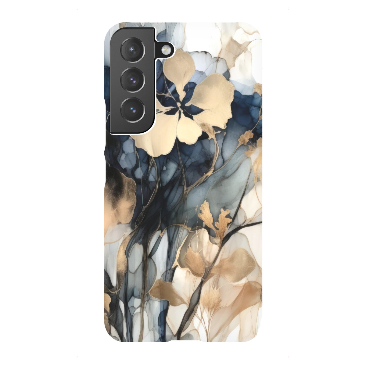 Samsung Galaxy "Navy und Gold Botanicals I" Premium-Case Handyhülle artboxONE