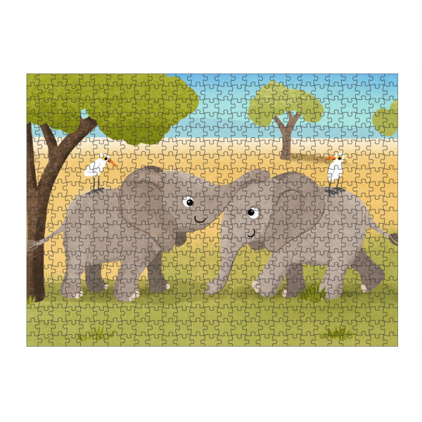 Puzzle Ravensburger "Geschwisterliebe" artboxONE - Für Kinder,Tiere