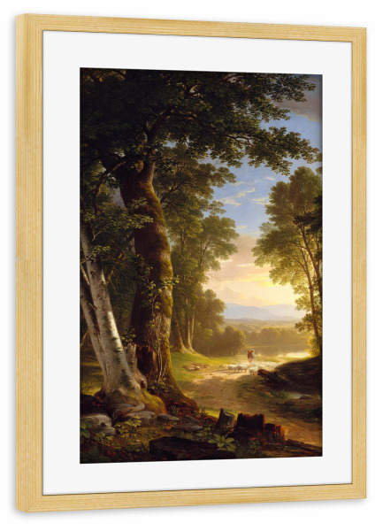 Poster mit Rahmen kiefer "Die Buchen" artboxONE - Natur,Reise,Reise / Länder,Für Mama,Für Papa