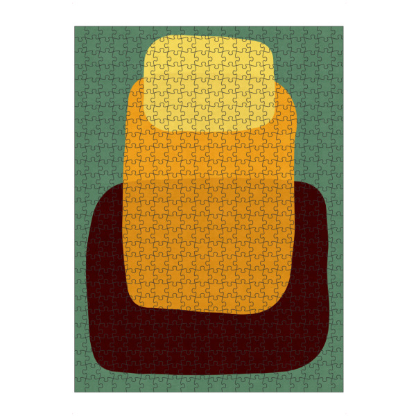 Puzzle Ravensburger "Expressionist abstract figures G" artboxONE - Abstrakt