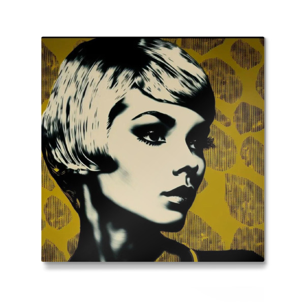 Galerie-Print "GOLD WOMAN" 30x30 cm artboxONE
